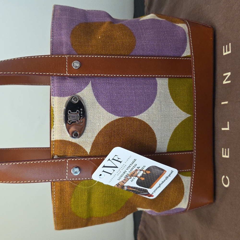 CELINE 2000 Floral Tote  Ltd Seasonal Capsule highly collectable excellent cond
